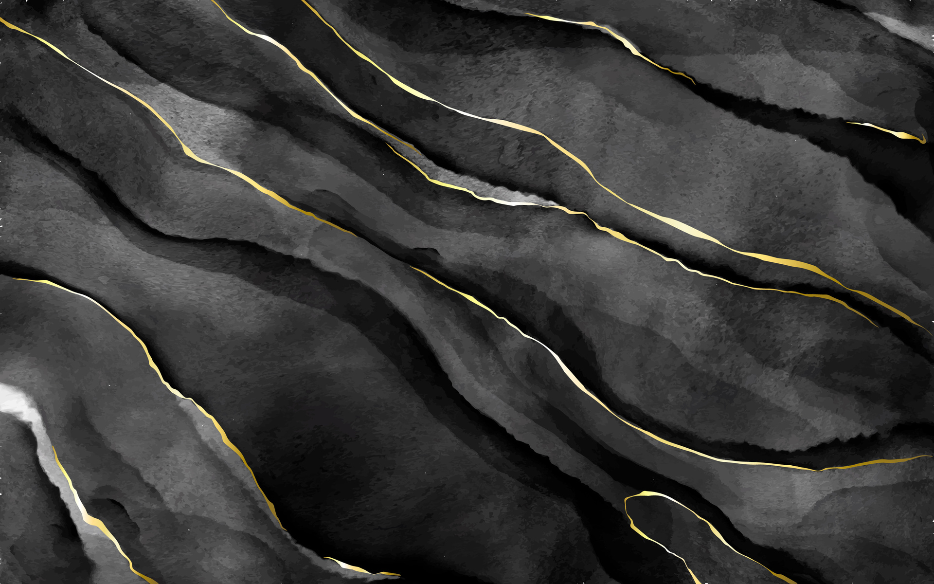 Black Watercolor Abstract Background